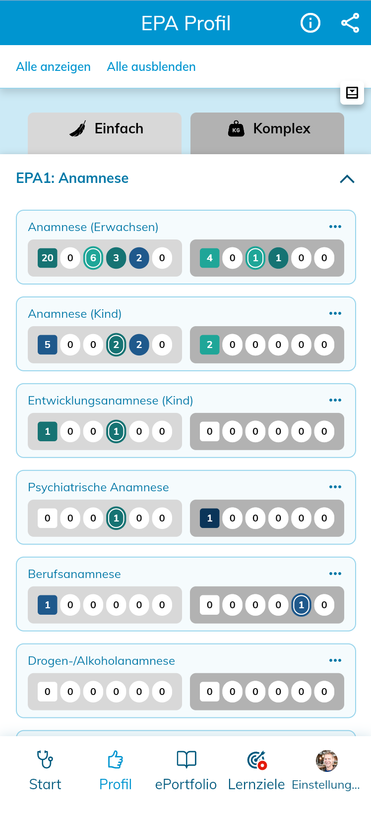 app - kompetenzprofil trainee_homepage 1st abschnitt